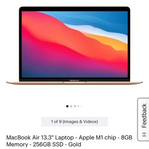 13.3” MacBook Air - 256 GB (M1 Chip)